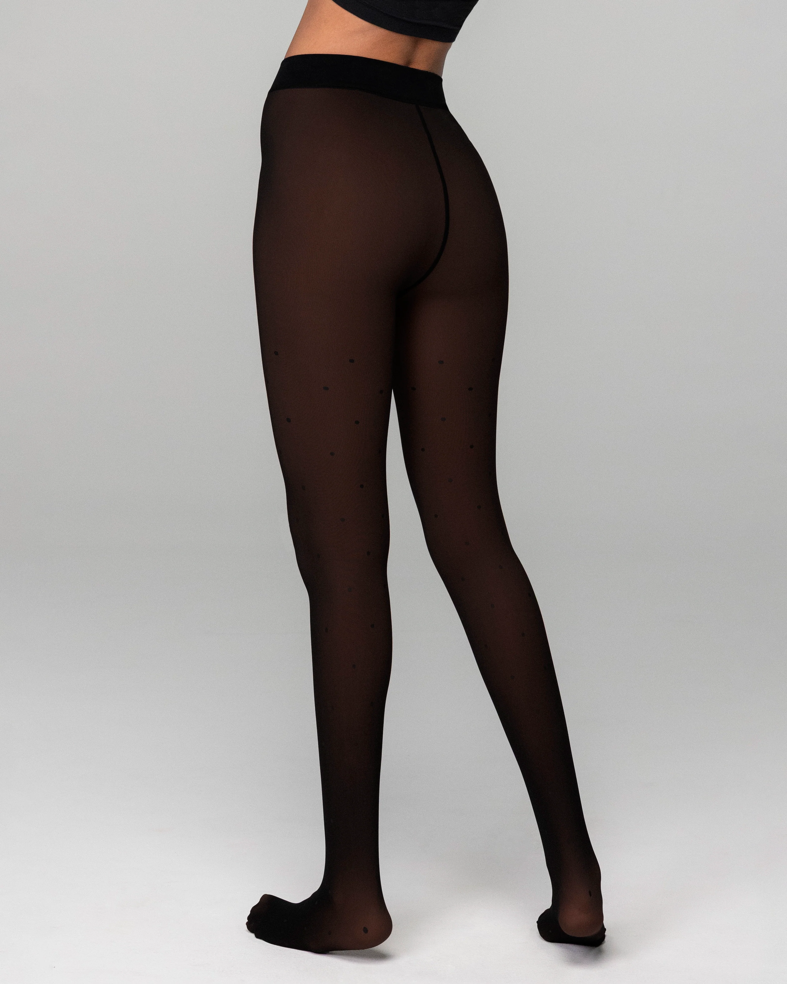 TOAST - FLEECE-LINED TIGHTS - DOTS - Image 20