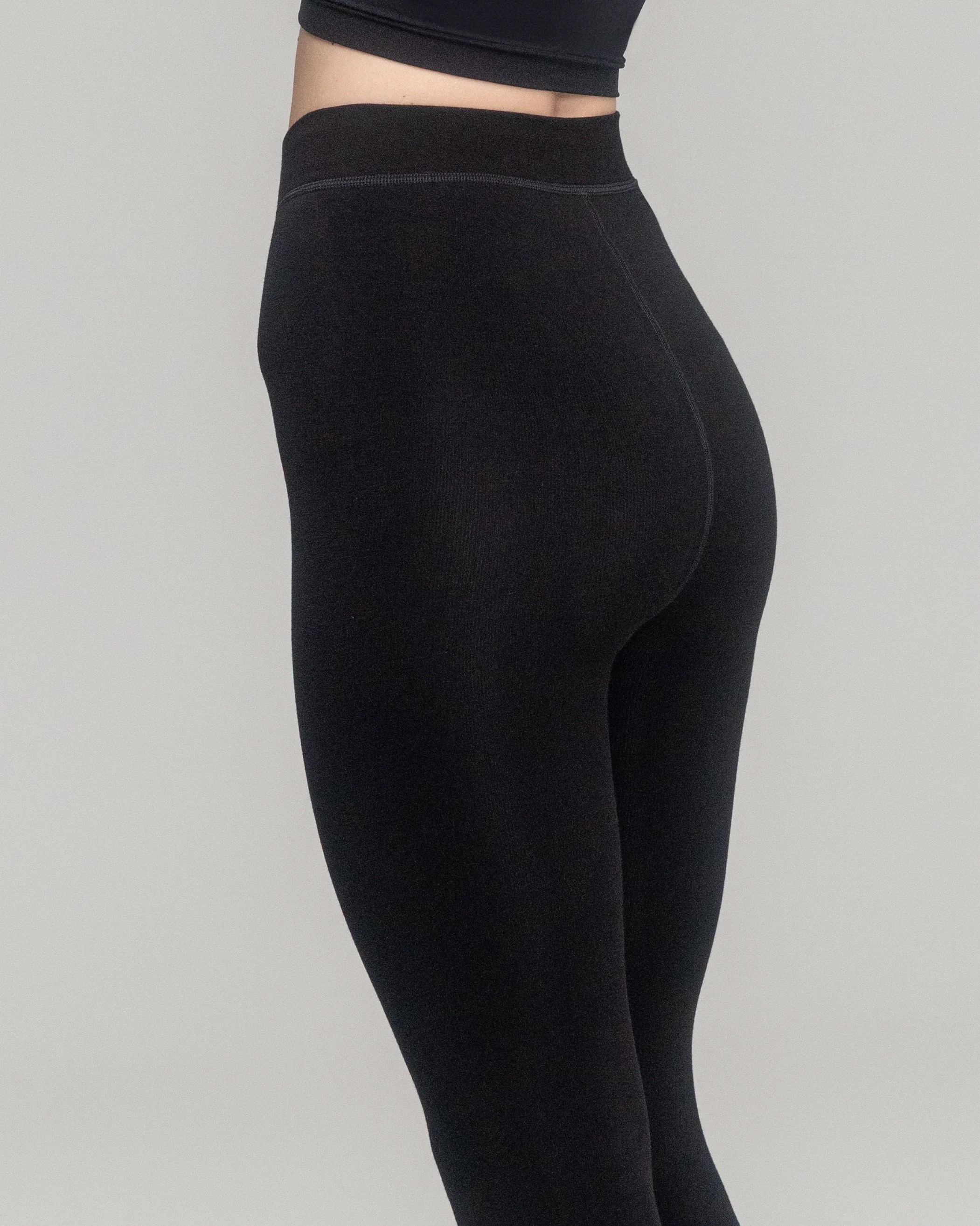 TOAST - FLEECE-LINED TIGHTS - OPAQUE - Image 4